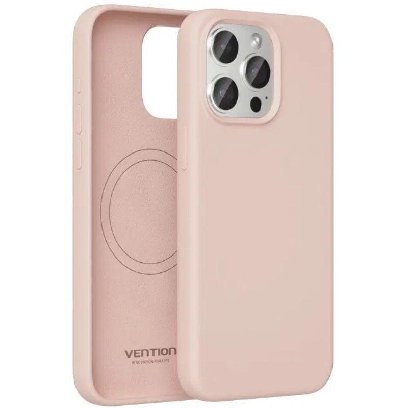 Funda Silicona Con Magsafe Vention Kuep0-10 Compatible Con Iphone 14 Rosa