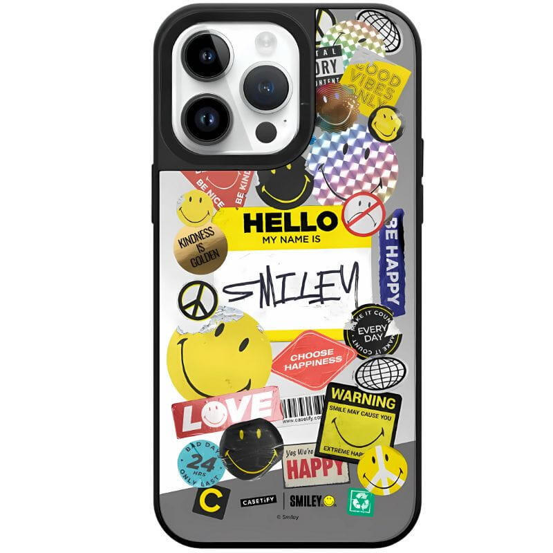 Funda Smiley Sticker Medley Iphone 16 Pro