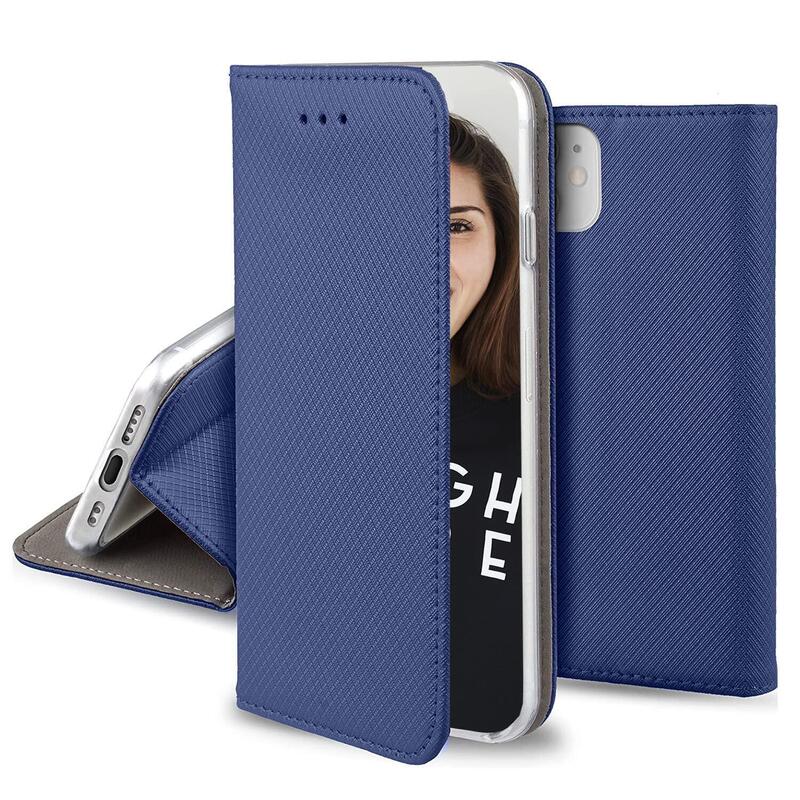 Funda Tipo Libro Con Soporte Magnética Azul Compatible Xiaomi 13 - Jaym® **