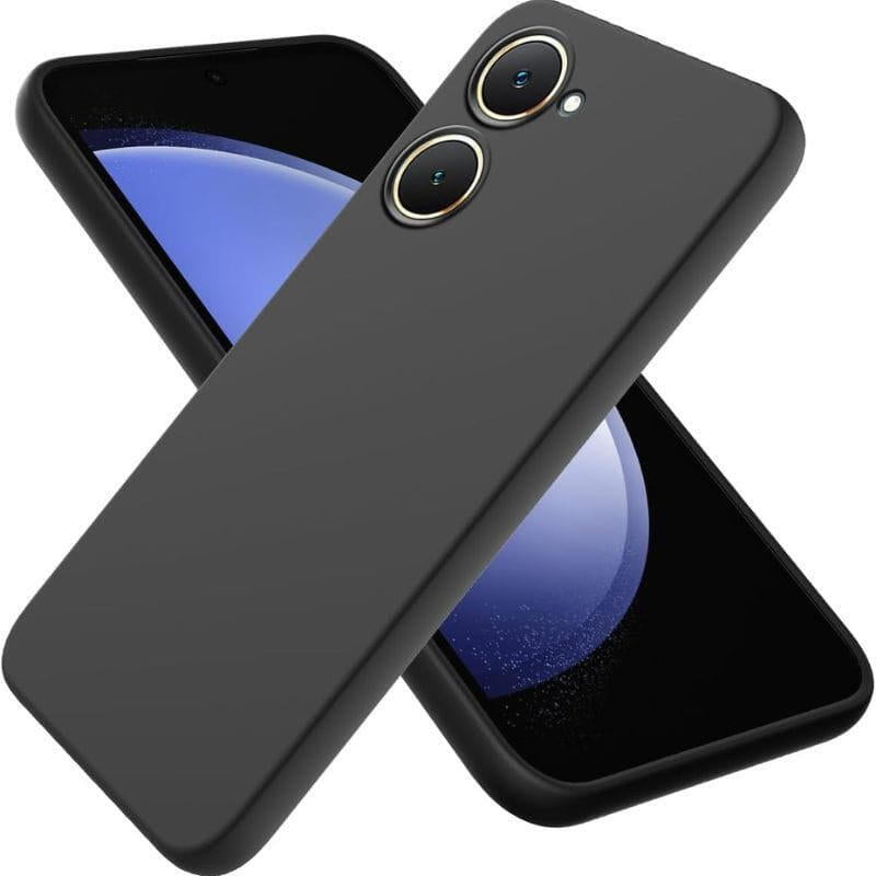 Funda Vivo Y03 Square Liquid Premium Negro