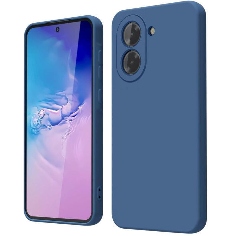 Funda Xiaomi Poco C71 Square Liquid Premium Azul