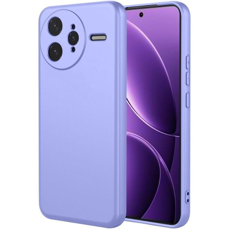 Funda Xiaomi Poco F7 Pro Square Liquid Premium Lavanda