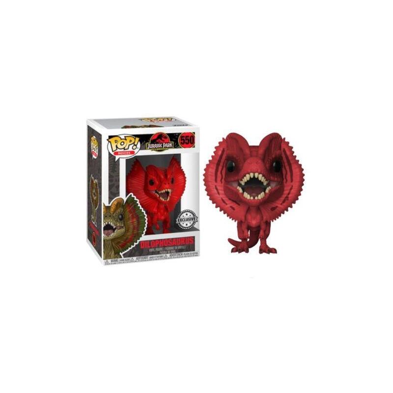 Funko Pop Dilophosaurus 550 - Jurassic Park Exclusivo - 889698323642