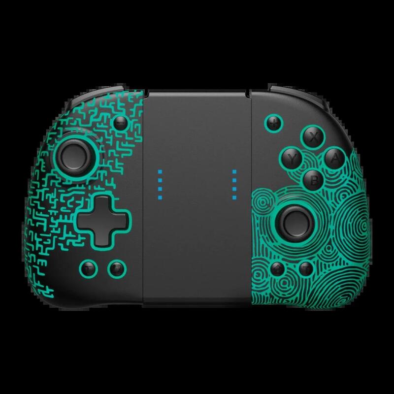 Funlab Luminous Wireless Joy-Pad Switch/Oled Zonaite Black Mando Inalámbrico