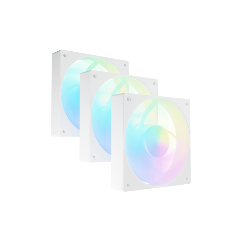 Fury Fan Sai S12 Argb Pwm, Blanco 3-Pack