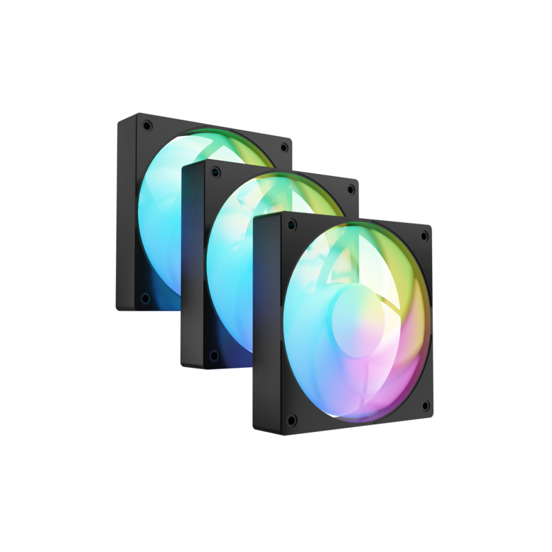 Fury Fan Sai S12 Argb Pwm, Negro 3-Pack