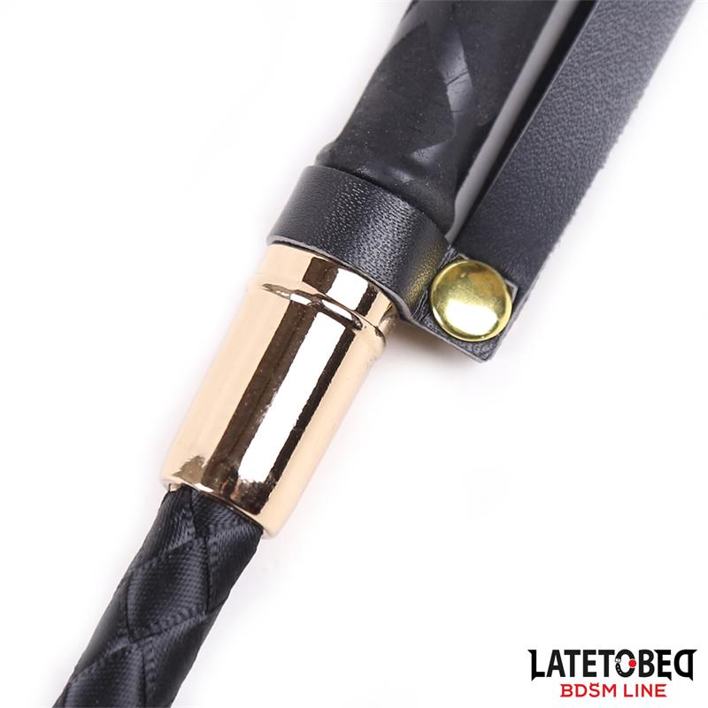 Fusta Clásica Negro Y Dorado 55 Cm