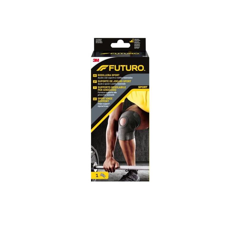 Futuro Sport Rodillera - Ajustable (33 - 44.4cm) - Negro