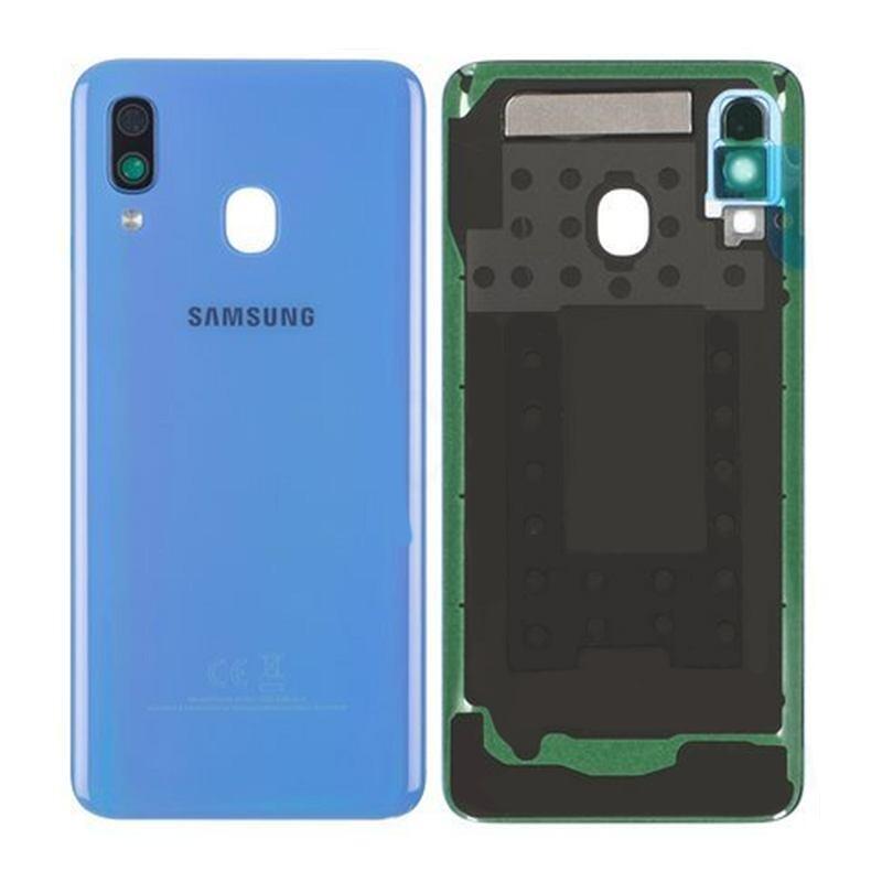Galaxy A40 Back Cover Blue