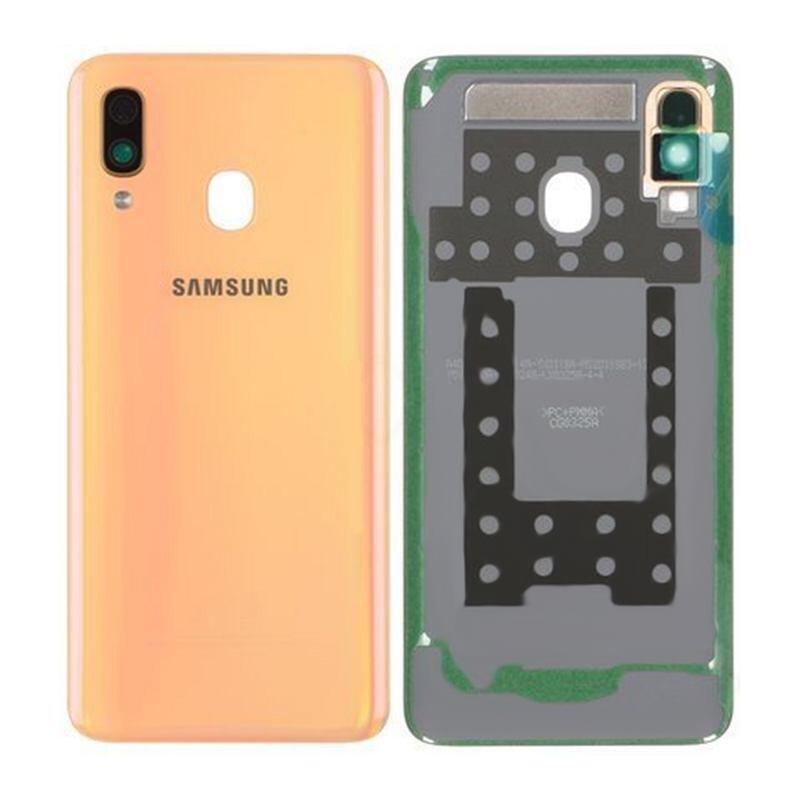 Galaxy A40 Back Cover Coral