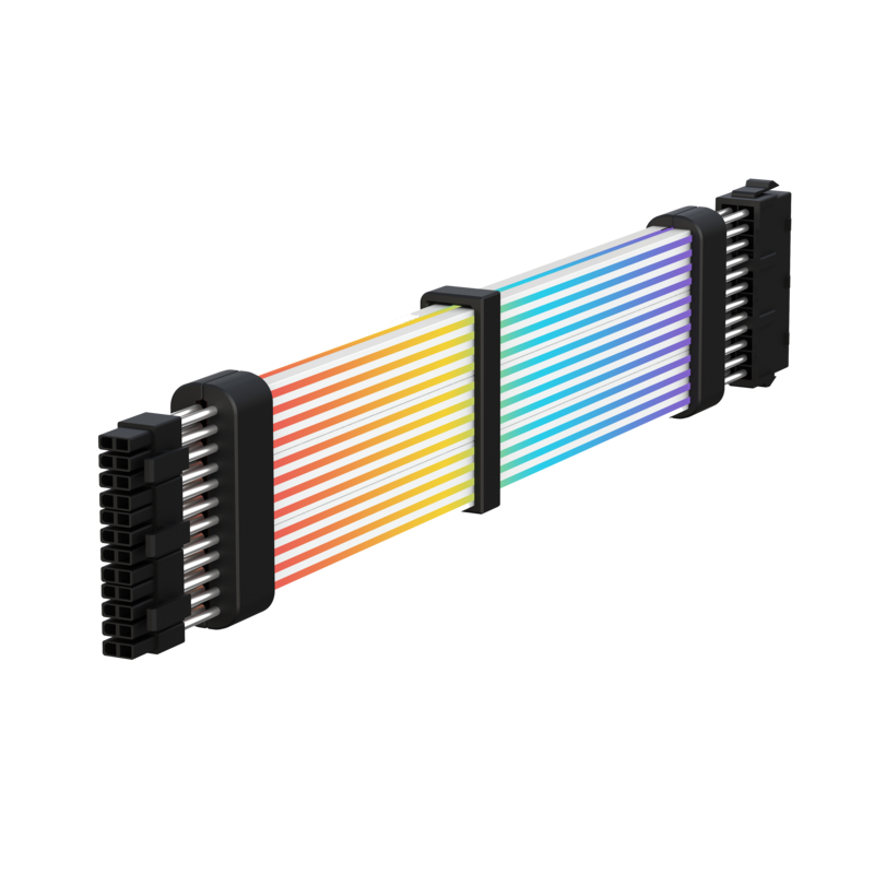 Gamemax Psu Extension Cable Vga 3x8pin-B Black