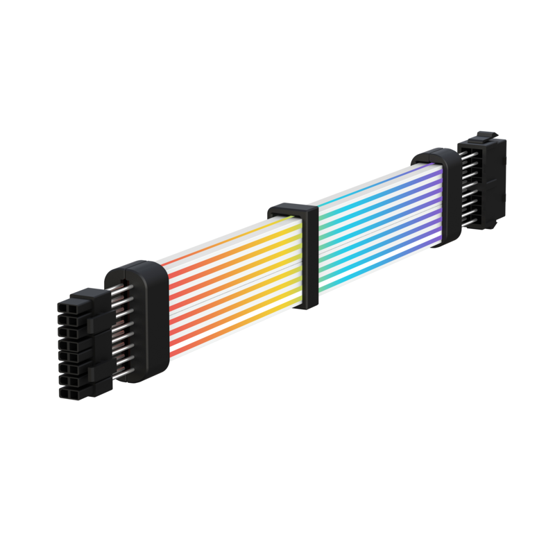 Gamemax Psu Extension Cable Vga Cpu 2x8pin-B Black