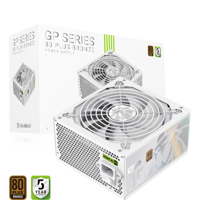 Fuente Alimentacion Gamemax Psu Gp 750b Wh 750w Bronze Non-Modular White
