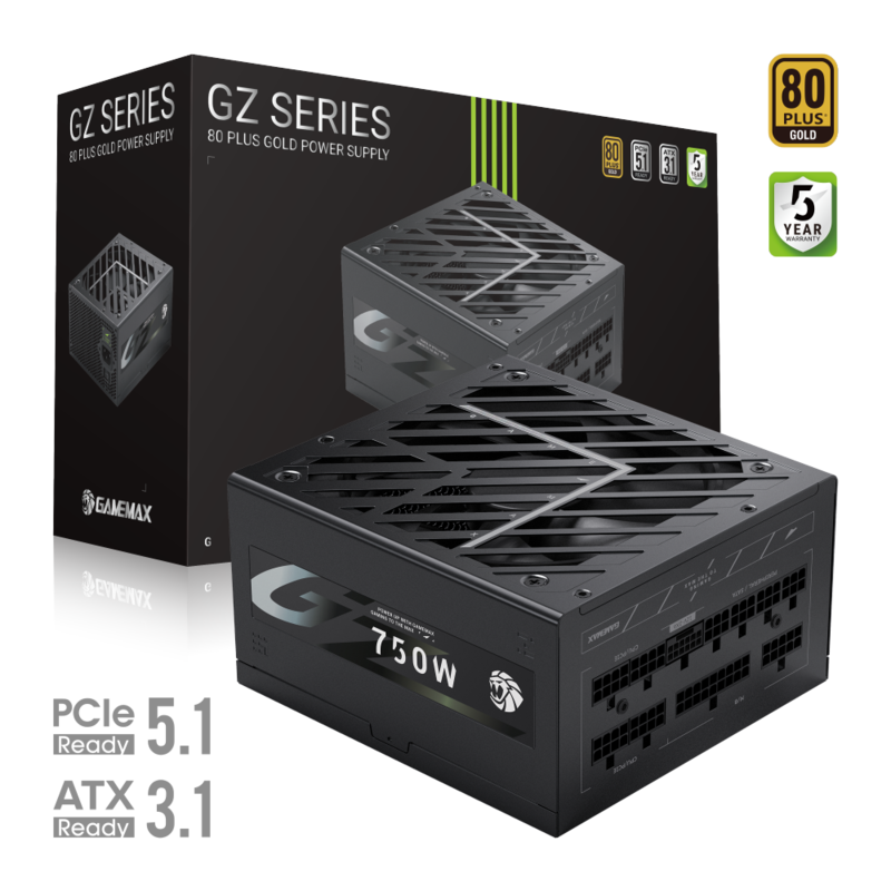 Gamemax Psu Gz 750g 750w Gold Full Modular