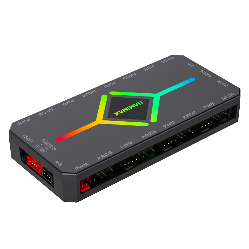 Gamemax V4.0 Argb Pwm Hub Black