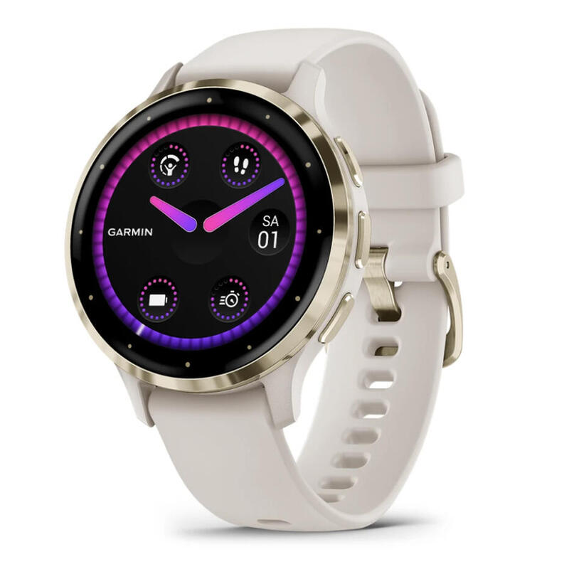 Garmin Venu 3s Ivory + Soft Gold Smartwatch 41mm