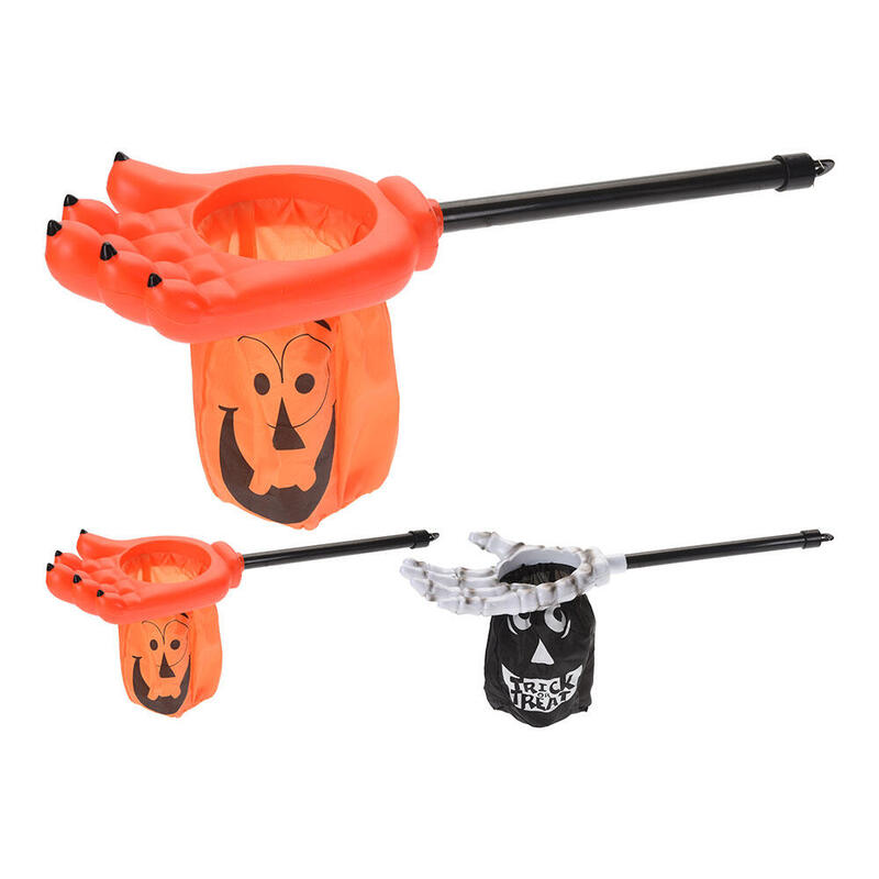 Garra Con Bolsa Recoge Caramelos Halloween Colores/Modelos Surtidos