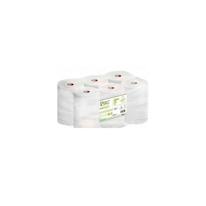 Gc Ecologic+ Papel Higiénico Industrial Reciclado 2 Capas Ø170mm 124mt Pack 18 Rollos