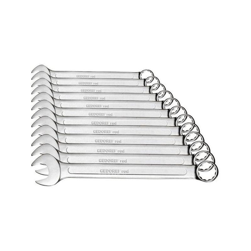 Gedore Juego De Llaves Combinadas Rojas, 12 Piezas