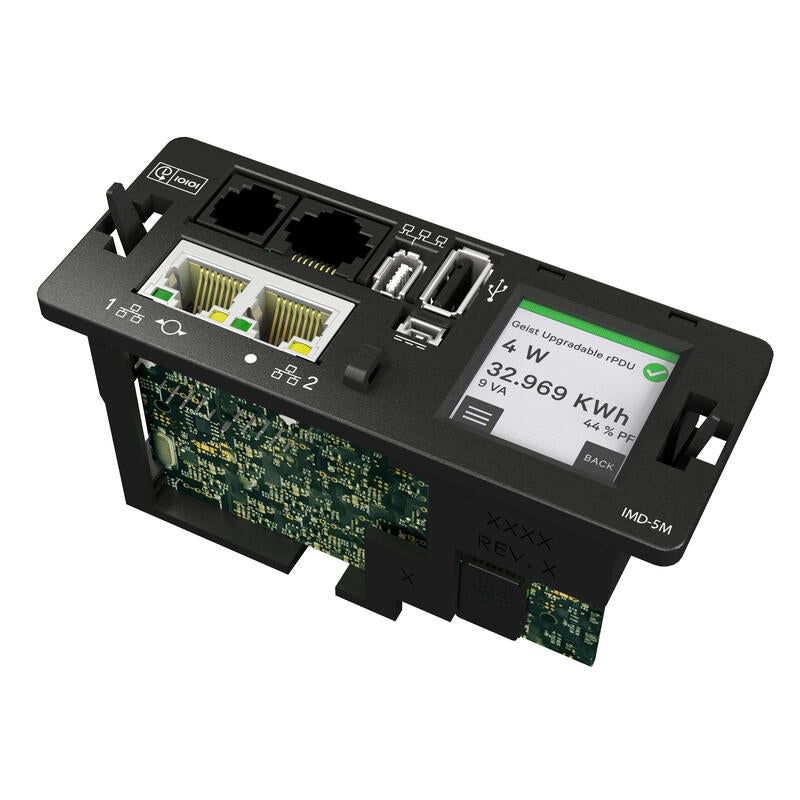 Geist Monitored Unit Level Mg05m4b1-36cf13-3ps6b2a10-S Unidad De Distribución De Potencia (Montaje En Bastidor) Ca 230 V 7.3 Kw Ethernet 10/100/1000 Usb Rs-232 Input: Iec 60309 1p+N+E Conectores De Salida: 36 (Iec 60320 C13/C19) 3 M Cable