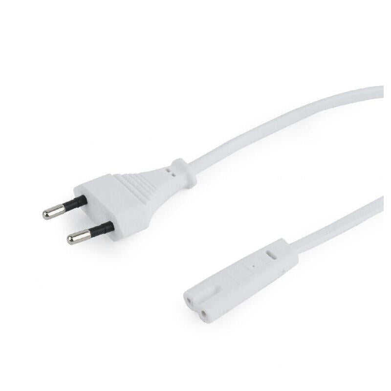 Gembird Cable De Alimentacion Euro C7 1.8m Blanco