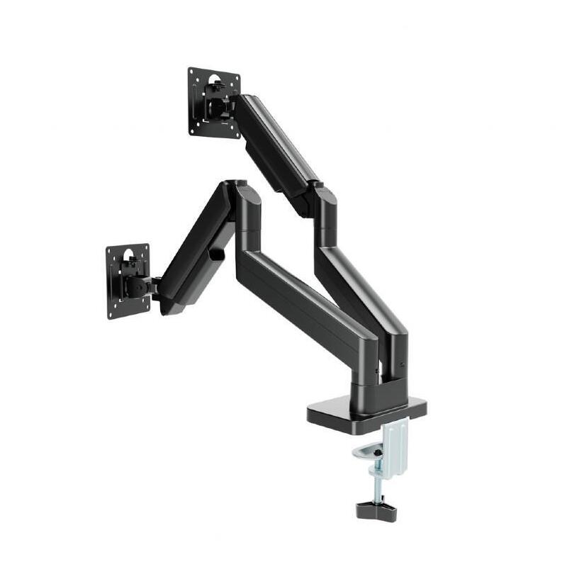 Gembird Desk Mounted Adjustable Double Monitor Arm 17-32" Black