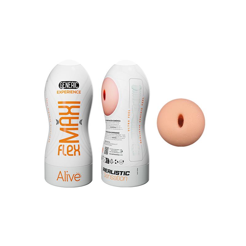Alive - Maxi Flex Masturbador Masculino Genérico Talla L
