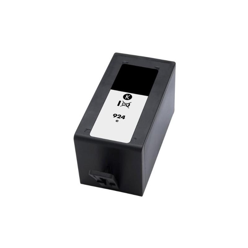 Generico Hp 924e Xl Negro Cartucho De Tinta - Reemplaza 4k0v0ne/4k0u6ne (Chip Reforzado Contra Actualizaciones)