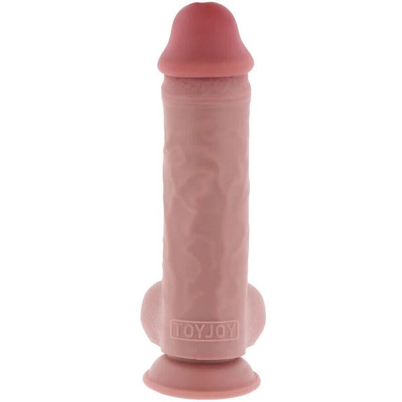 Get Real - Pene Realístico Deluxe Con Testículos Extra Grueso 28 Cm