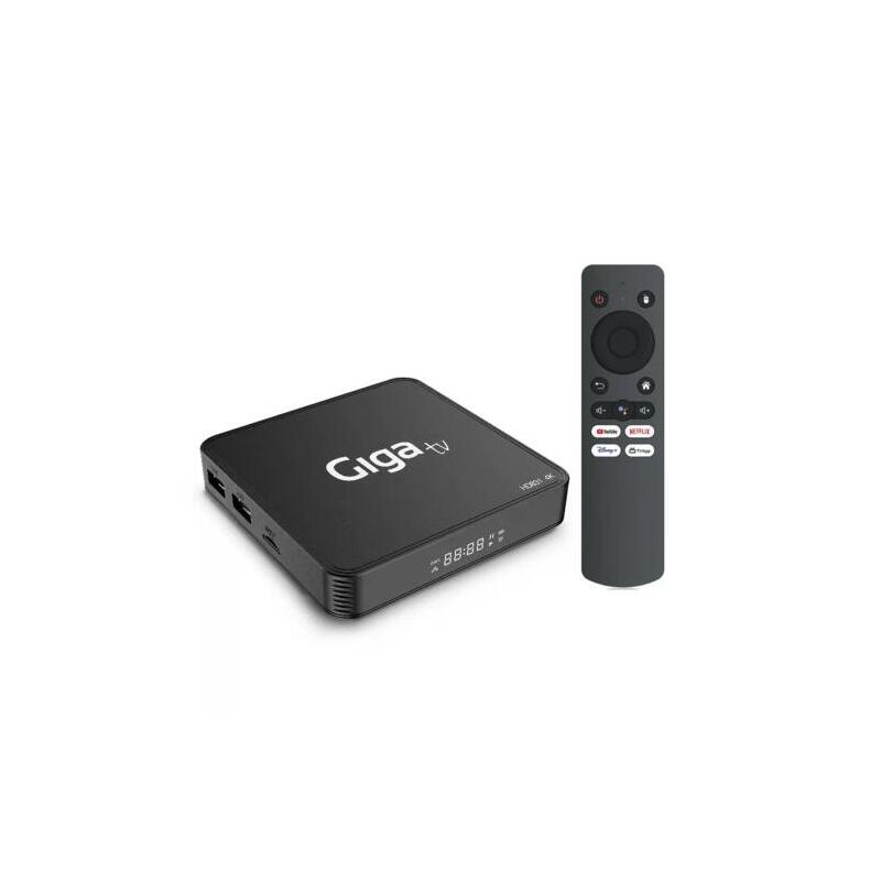Giga Tv Gtv-831-0 Uhd 4k Android-Wifi 802.11-Hdmi 2.0-Rj45-Usbx2-Indicador Led