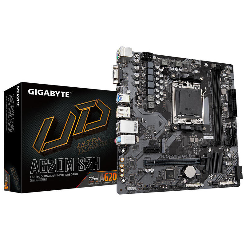 Gigabyte A620m S2h Placa Base Amd A620 Zócalo Am5 Micro Atx