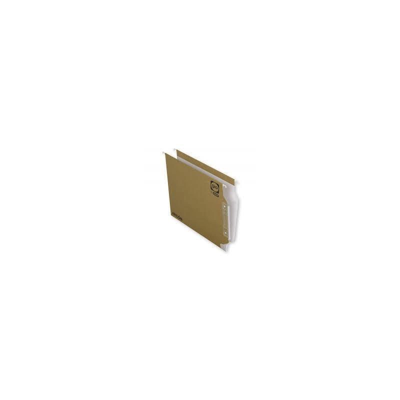 Gio Carpeta Colgante Visor Lateral Arcón Kraft Bicolor Cartulina A4 Con Etiquetas -25u-
