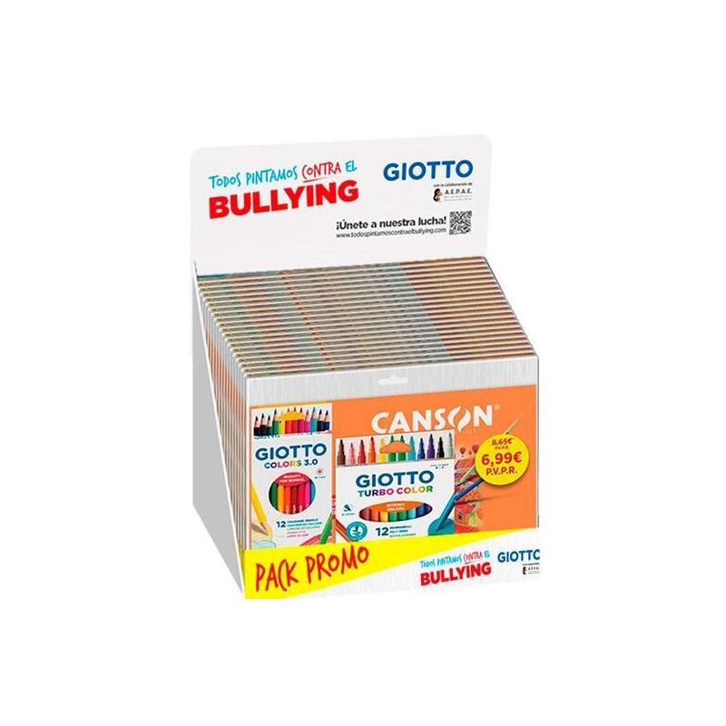 Giotto Pack Promo Dibujo Contra El Bulling Expositor 20 Ud