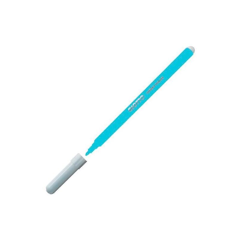 Giotto Rotulador Turbo Color Caja De 12 Azul Celeste
