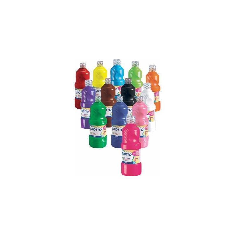 Giotto Témpera Escolar Lavable Rojo Bermellón Botella 500 Ml