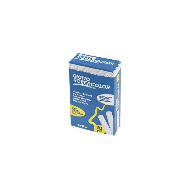 Giotto Tiza Robercolor Blanco Antipolvo Caja De 10
