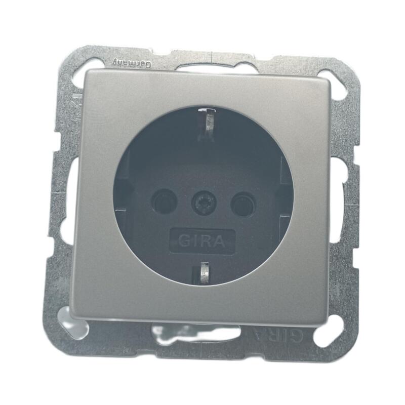 Gira 4188600 Schuko System 55 Edelstahl