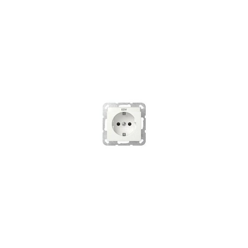 Gira 446203 Schuko Bsf + Sh System 55 Reinweiss