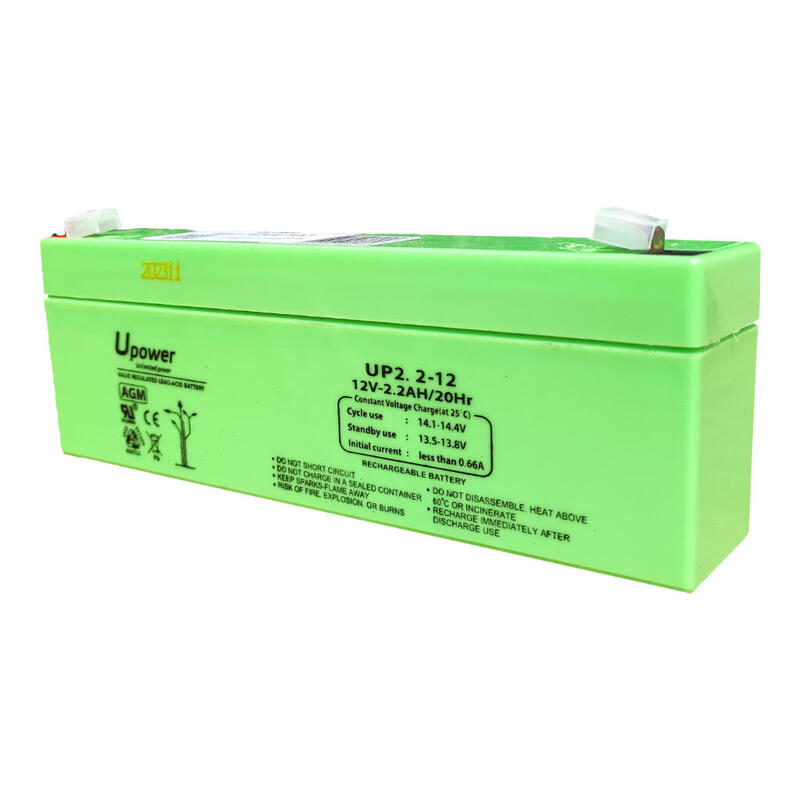 Global Bat-12v2.2ah Batería De Plomo Agm 12v-2.2ah