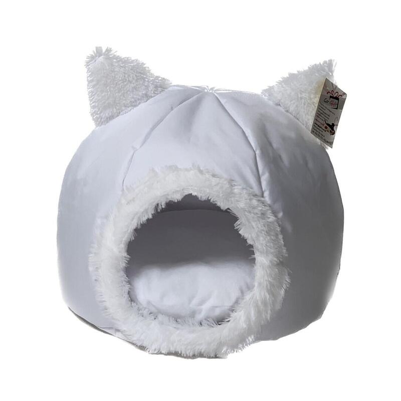 Go Gift Cama Para Gatos - Gris Claro - 40x40x34 Cm