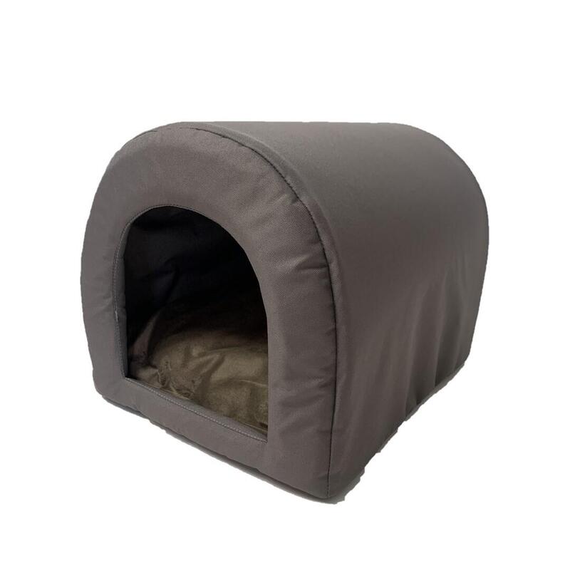 Go Gift Cama Para Perros Y Gatos - Taupe - 40 X 33 X 29 Cm