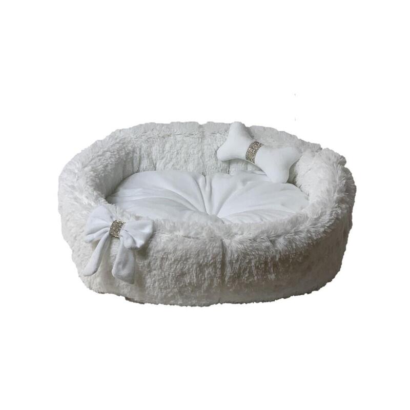 Go Gift Cocard Blanco Xl - Cama Para Mascotas - 65 X 60 X 18 Cm