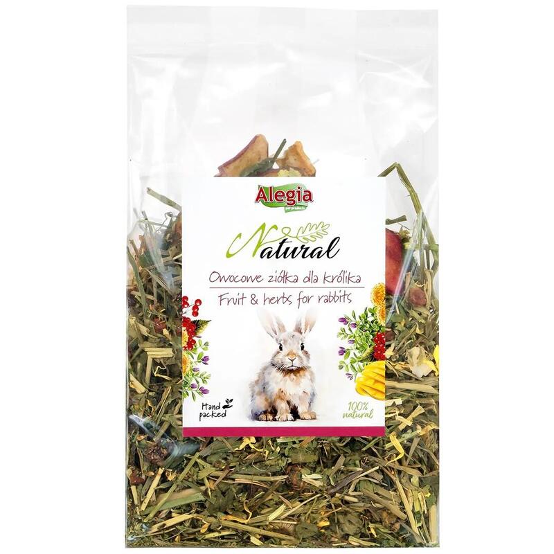 Golosina Para Conejos Alegia Fruit & Herbs For Rabbits 130g