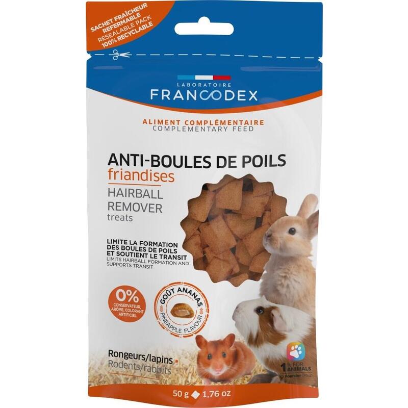 Golosina Para Conejos Francodex Golosinas Antienganche 50g