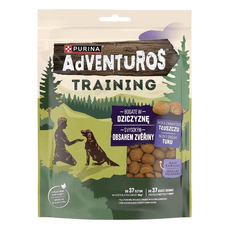 Golosina Para Perro Purina Adventuros Adiestramiento Venado 6x115g