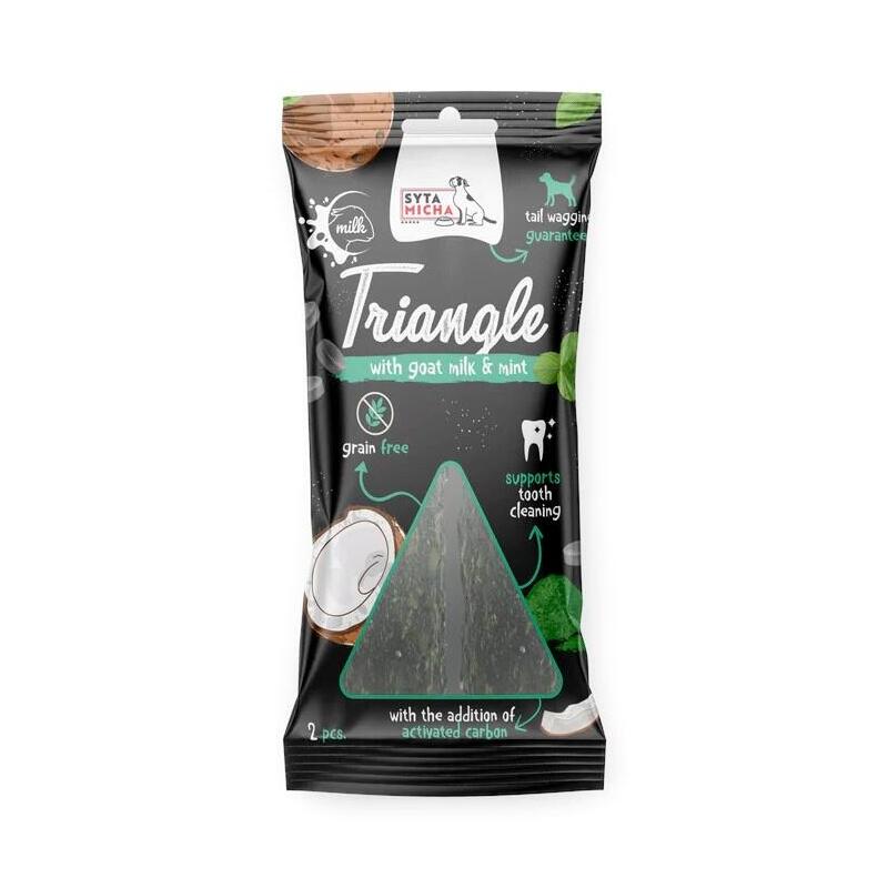Golosina Para Perros Syta Micha Triángulo Dental 13 Cm/2 Uds.