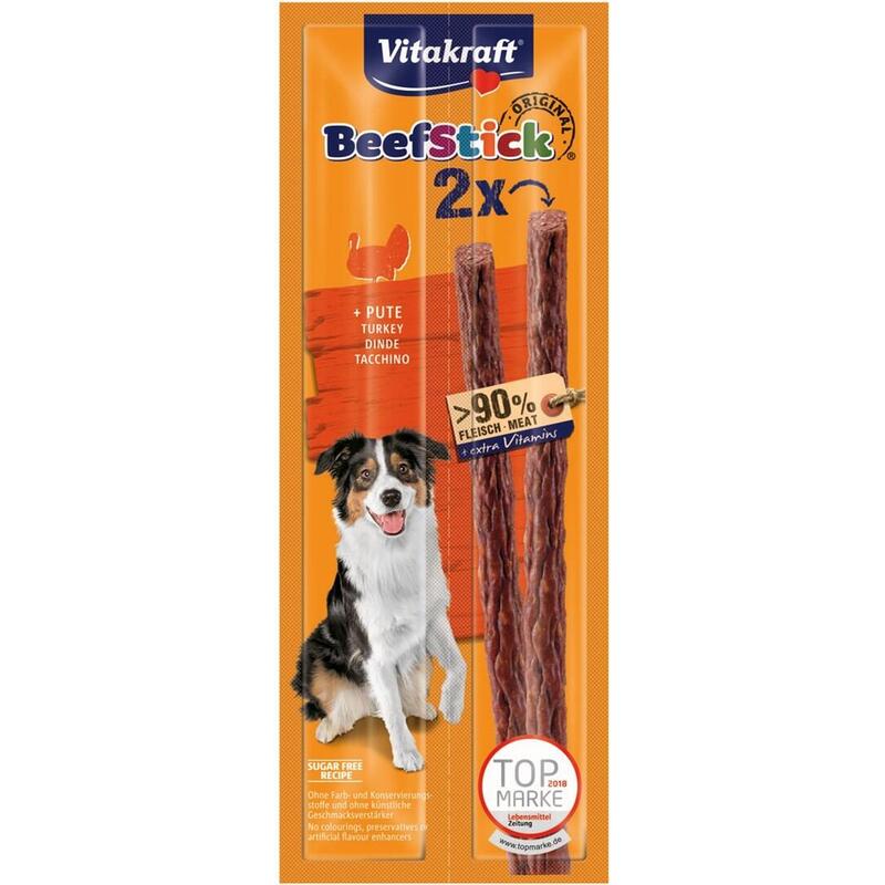 Golosina Para Perros Vitakraft Beef Stick With Turkey 2 X 12 G