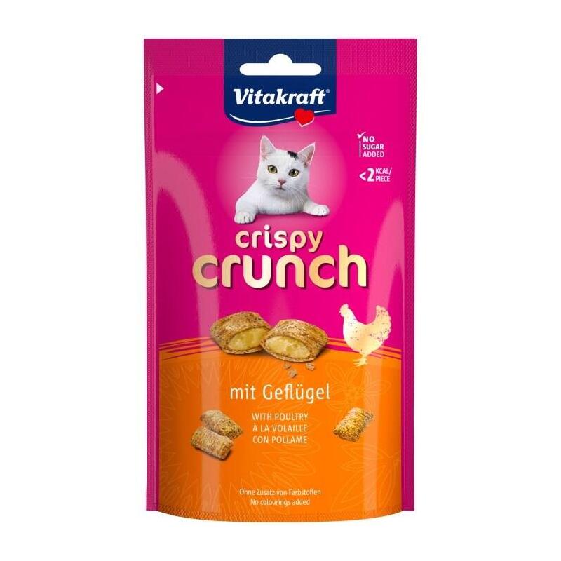 Golosinas Para Gatos Vitakraft Crispy Crunch Sabor A Pollo, 60 G