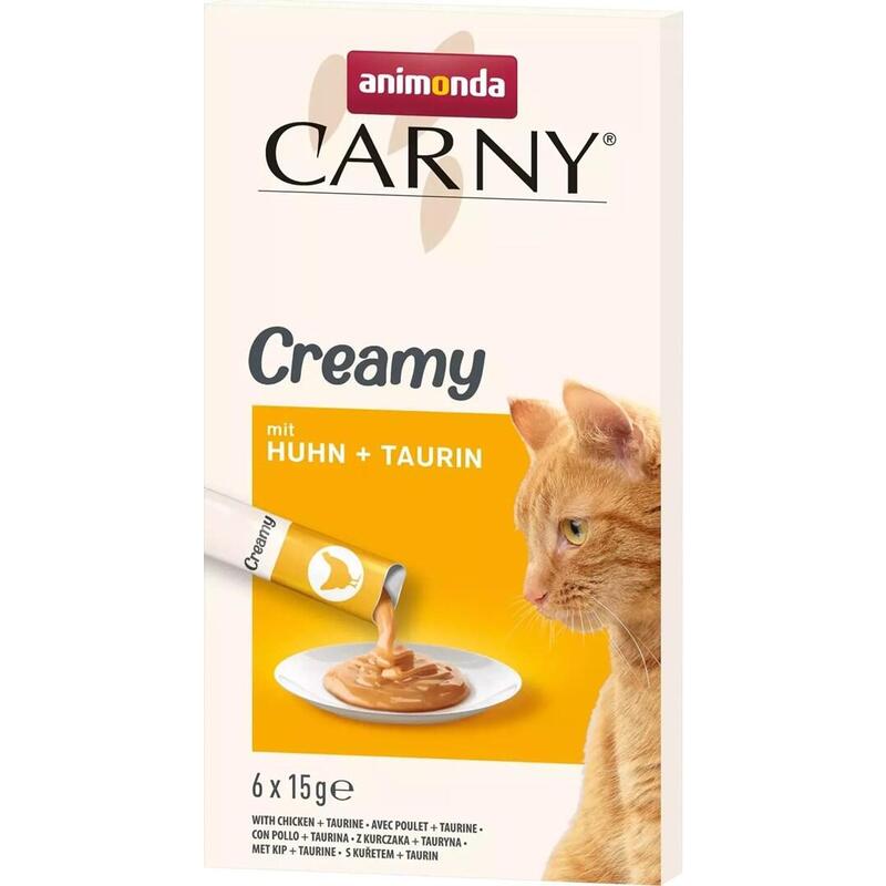 Goma Para Gatos Animonda Carny Chicken With Taurine 6 X 15g