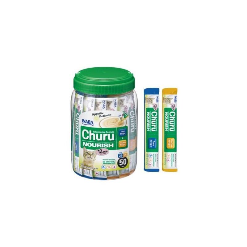 Goma Para Gatos Inaba Churu Nourrish Chicken And Tuna 50x14 G